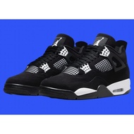 Air Jordan 4 Retro White Thunder Hitam FQ8138-001 Kasut Lelaki BARU