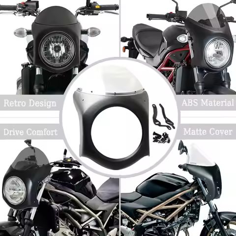 Windscreen Spoiler Case For Suzuki SV650 1999-2025 / GN125 1994-2025 / SV1000 2003-2025 Windshield C