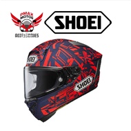 SHOEI X-FIFTEEN Marquez Dazzle TC-10 Helmet Original Motor Visor Topi Keledar Full Face Original Sup