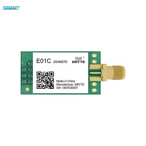 2.4G RF Wireless Module Si24R1 CDSENET E01C-2G4M27D 27dbm 4Km Antenna High Power SMA-K DIP Ci24R1 Pi