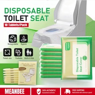 🇸🇬SG10pc/pack Disposable Toilet Seat Covers// Hygiene Toilet Mat/Waterproof and Flushable Travel Toilet Seat Cover Paper