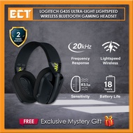 Logitech G435 Ultralight Lightspeed Wireless Bluetooth Gaming Headset (Black, Blue, White)