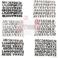 Sticker Balloon Alphabet A To Z Size A5 For Foil Balloon 10inch ( 25cm ) And Bobo Balloon 10inch ( 2