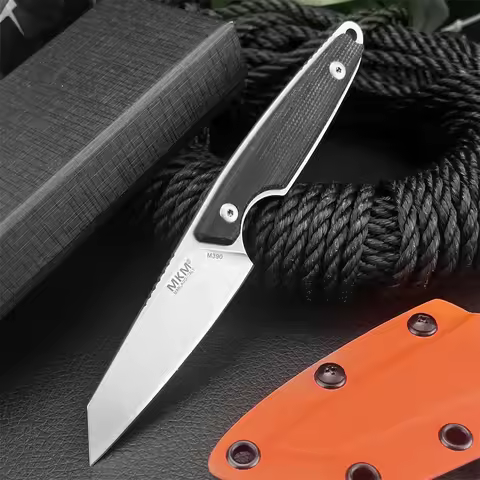 MKM RMJ Fixed Blade Knife 8Cr13MoV Steel Blade Micarta Handle Outdoor EDC Camping Knife Survival Kni
