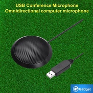 USB Conference Microphone Omnidirectional Computer Microphone Plug