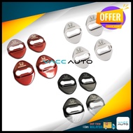 Honda City GM6 Door Lock Protector Cover Steel Red Black Silver For Honda GM6 (2014-2020) Vacc Auto 