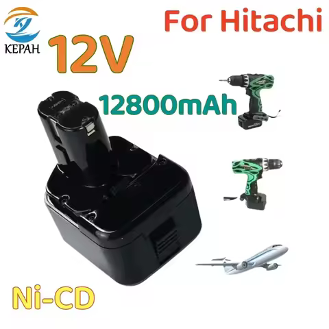 For Hitachi EB1212S 12V 6800mAh Rechargeable Battery 12V EB1220BL EB1214S WR12DMR CD4D DH15DV C5D Co