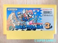 【 SUPER GAME 】FC(日版)二手原版遊戲~超級瑪莉歐兄弟 3 Super Mario Bros. 3(01)