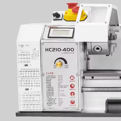 Desktop home lathe industrial grade small high precision woodworking metal processing lathe HC210-40