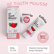 GC TOOTH MOUSSE ORIGINAL FREE SPATULA Share in jar CHEAPEST vitamin karies