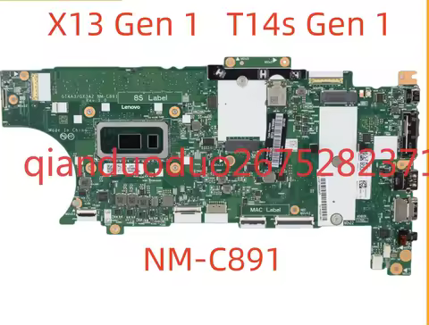 For Lenovo ThinkPad X13 Gen 1 T14s Gen 1 main board NM-C891 Gen 2