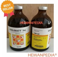 COLIBACT 100 ml Injeksi HEWANPEDIA- Antibiotik Hewan Lengkap Berdaya KerjaTinggi