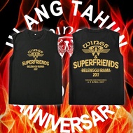 COD kAOS Baju Vest Wings Double Trouble Album Rock Band Graphic Printed Tee Adult Cotton Wings Rock 