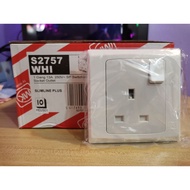 MK S2757 WHI 13A SOCKET OUTLET