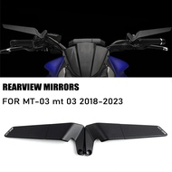 FOR MT-03 MT 03 2018-2023 new Accessories Winglets Mirror Kits Adjustable Mirrors Motorcycle Stealth