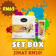 CHOCOTAINER BOX JIMAT HALAL Coklat Sihat Energy Bar