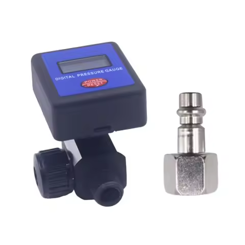 Digital 1/4" 145PSI Air Pressure Regulator Gauge Control Valves for Spray Guns