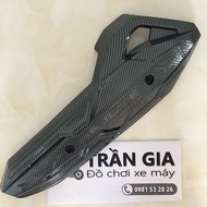 [FreeshipMAX] Ốp pô xe AB 2016-2017-2018-2019 che bô airblade air blade đen crom cacbon