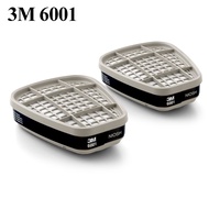 3M 6001 - 1 bag Black 3M 6001 filter - anti-toxic, organic vapor, acid vapor