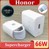 Honor Magic 7 Lite 66W EU/US SuperCharge Super Fast Charger 6A USB Type C Quick Charging Cable For H