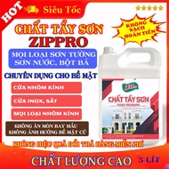 CHẤT TẨY SƠN ZIPPRO 5 LÍT LÀM MỀM TẨY SẠCH SƠN NƯỚC SƠN TƯỜNG XI MĂNG - HIỆU QUẢ CAO