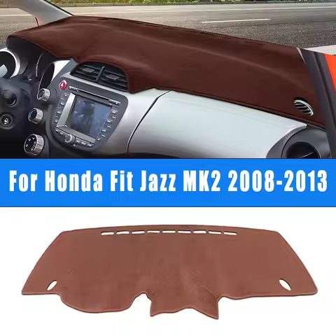 For Honda Fit Jazz MK2 GE6 GE7 GE8 GE9 2008-2013 Car Dashboard Mat Sun Shade Non-slip Dash Cover Acc
