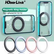 HdoorLink Magnetic Ring Wall Holder For I-Phone 12 13 14 Magnet Wall Mobile Phone Holder Magnetic Phone Stand Powerful Magnet Car Mount