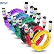 OONE 3Pin XLR Cable 0.3m 1m 1.8m 3m 5m 10m Audio Cable Audio Signal Line Shielded Cable For Mixer Mi
