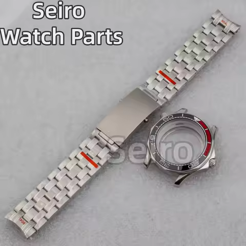 20mm Stainless Steel Strap 41mm Watch Case Bracelet For Seiko Nh35 Nh36 Movement 31mm Dial Hands Sea