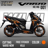 Cutting Sticker - Aksesoris Motor Stiker Honda Vario 125 &amp; 150 Skotlet Sticker Striping Lis Variasi Cutting Sticker Vario New Terbaru 2019 2020 2021 Simple Minimalis Elegant Stylish WAFA VARIO NEW MCMG 01