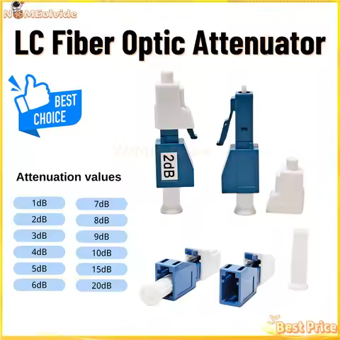 Optocal 3Db 5Db 7Db 10Db LC Fiber Optic Attenuator Plug-In Connector Single Mode Fixed Optical Appli