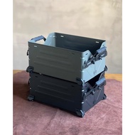 Outdoor Camping Equipment, Aluminum Alloy Open Box, Lightweight Camping Equipment, 25L, Black Campin