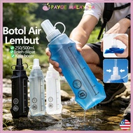 Payoe Soft Flask Water Bottle Collapsible Foldable Reusable Soft Flask Runners Collapsible Foldable 