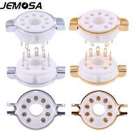 Ceramic Big 9Pins tube socket B9D Valve Socket GZC9-2 For EL504 PL504 EL519 PL519 6p12p Vacuum Tube 