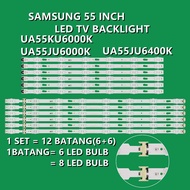 Samsung TV backlight UA55KU6000K UA55JU6000K UA55JU6400K lamp bar LM41-00136a LM41-00135A