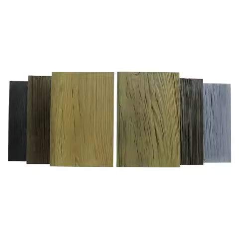 Stronger & Lighter Weight Unique Timber Streaking Solid Composite Decking Floor Polyurethane PU Foam