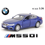 1:36 Scale BMW M550i diecast car Toys for Boys baby toys birthday gift car toys kids toys car model 