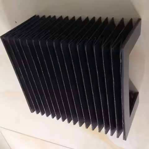 Machine protective bellows cover T12,internal: 144mmx32mm,external:180mmx42mm,Lmax:800mm