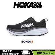 【Hoka flagship store】Hoka Bondi 8 Mesh breathable running shoes Black White