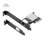 Game PCIE Card 2500Mbps Gigabit Network Card 10 100 1000Mbps RJ45 Wired Computer PCIe 2.5G Network A