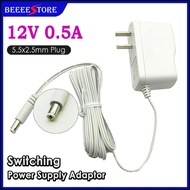 12V 0.5A DC Power Supply AC/DC Adapter 100-240V AC to DC Converter