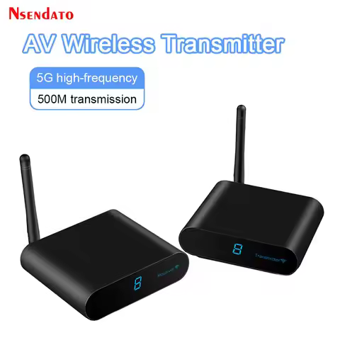 Measy AV550 5.8G Wireless AV Transmitter Receiver Audio Video SD TV AV Signal Sender receiver With I