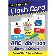 MORE THAN A FLASH CARD ️ ABC.abc.123 ⁓ Shapes ⁓ Colours