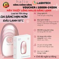 [MẪU MỚI 2025] Máy Triệt Lông Lạnh Cá Nhân Halio IPL Cooling Hair Removal Device Bảo Hành 1 Năm - Hà