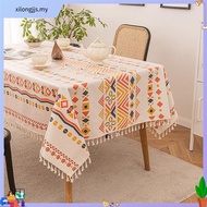 Ready Stock Alas Meja Kopi Makan 6 Ke rusi Raya Nordic Round Coffee Table Cloth Bohemian Tassel Tabl