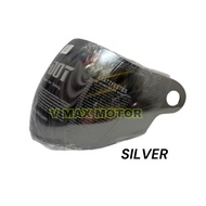 XDOT G518B Blitz Helmet Visor Motorcycle / Xdot 518 Blitz Xplorer Cermin Topi Dark Black/Tinted/Rain