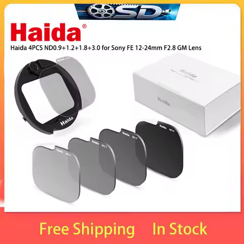 FOR Sony FE 12-24mm F/2.8 GM Haida Rear Lens ND Filter Set, 4pcs Nano Coated ND Filters, Optical Gla