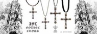 JSL Gothic cross JSL歌德式十字Logo項鍊墜 異材質結合 黃銅結合925純銀 Silver 純銀對鍊