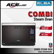 [ ELBA ] Combi Smart Oven ESGO-N3088D(BK) - Rapidheat Steam Technology 8 Preset Program and 10 Auto 