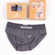 2 PCS BROWN CROCODILE BRAND MEN'S UNDERWEAR - SIZE S M L XL